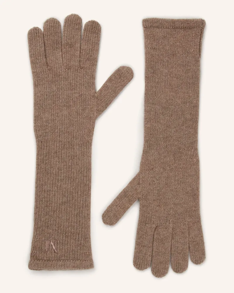 Max Mara Handschuhe MMJOCK aus Cashmere Beige