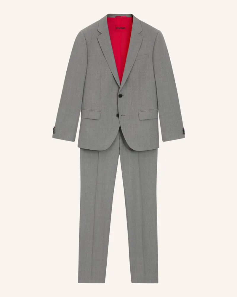 HUGO BOSS Business Anzug HENRY/GETLIN231X Slim Fit Dunkelgrau