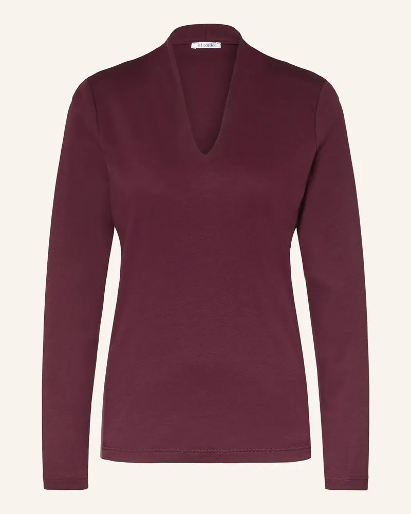 Efixelle Longsleeve rot Dunkelrot