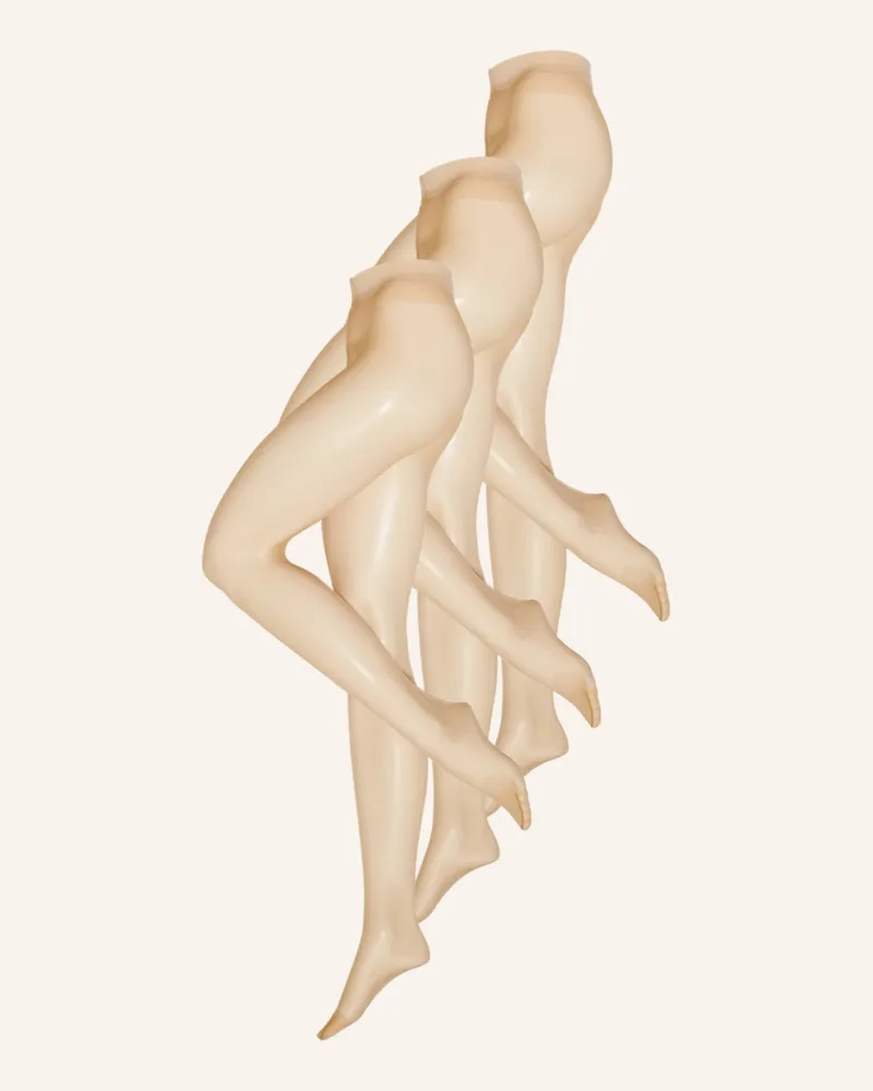 Kunert 3er-Pack Feinstrumpfhosen Mystique beige 3520