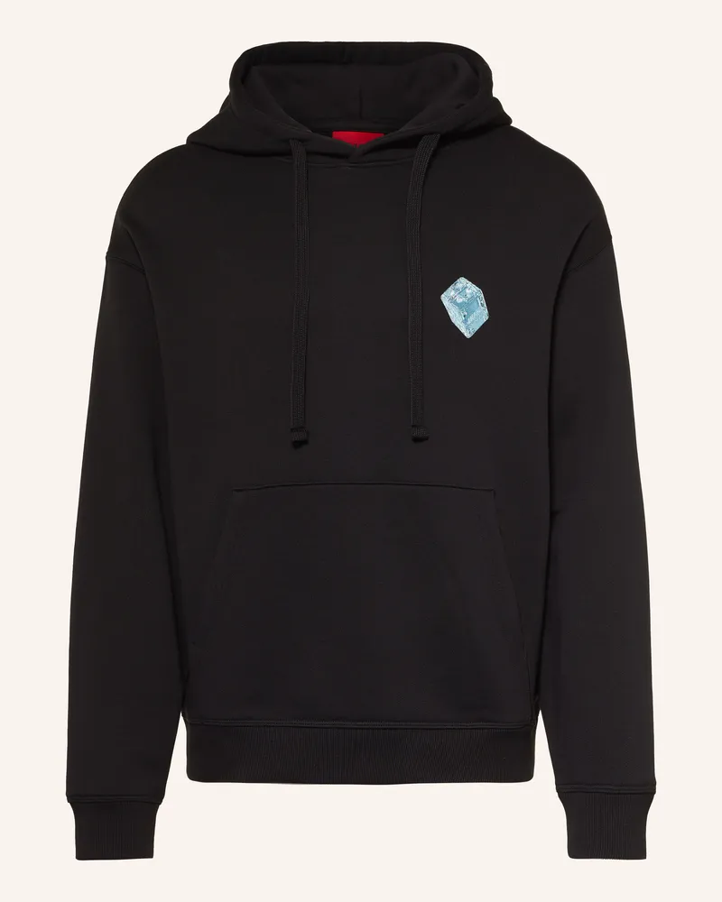 HUGO BOSS Hoodie Dewerhood schwarz Schwarz