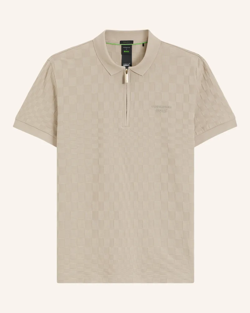 HUGO BOSS Polo Pl_Ps icons70 Jacq Regular Fit beige Beige