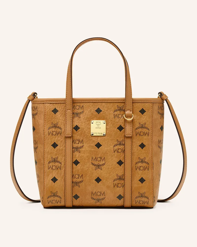 MCM Umhängetasche Toni Vi Mini braun Cognac