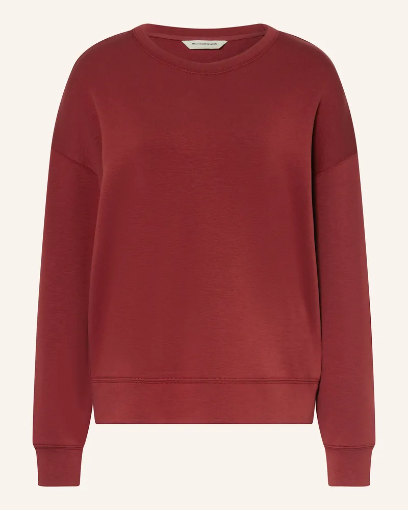 MOSS COPENHAGEN Sweatshirt MSCHIMA Dunkelrot
