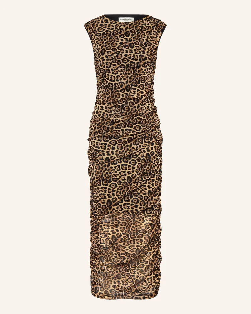 Lollys Laundry Kleid Lolu braun Hellbraun