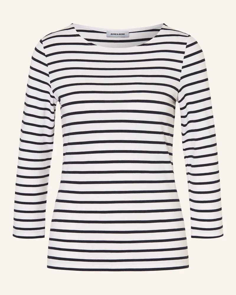 More & More Shirt Mit 3/4-Arm weiss Weiss