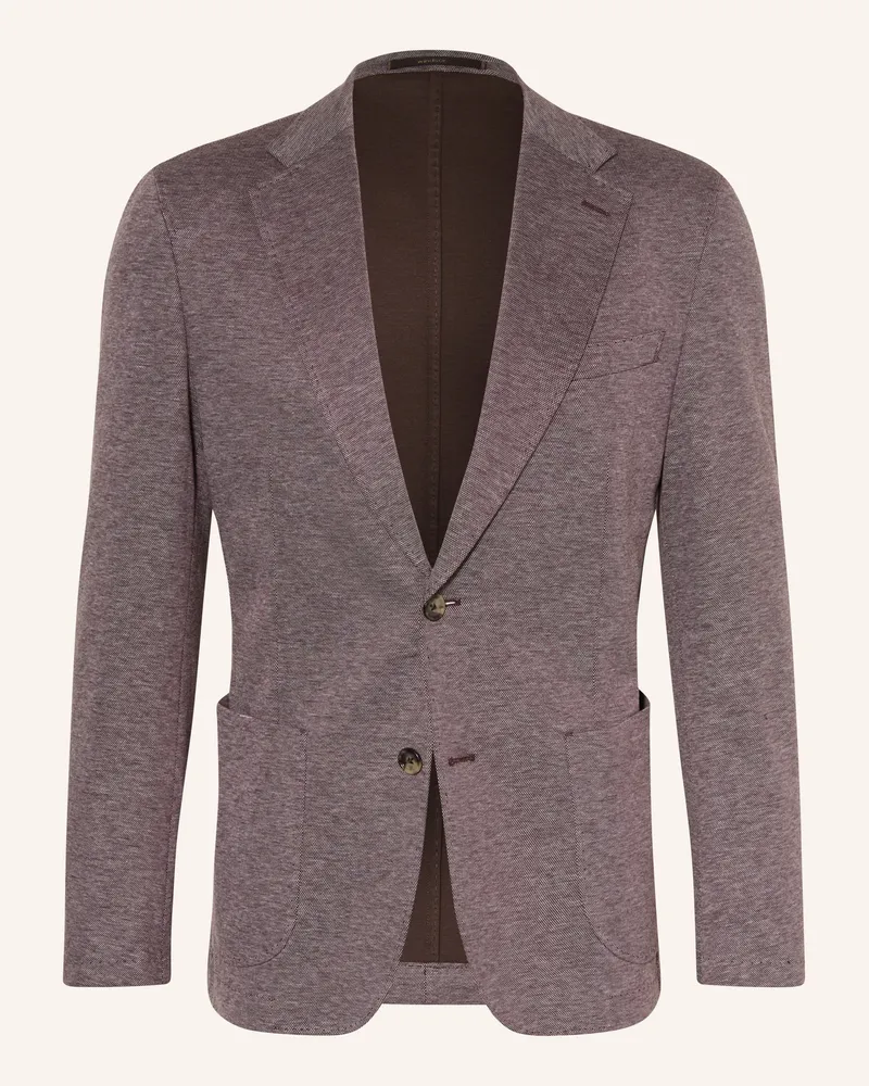 windsor. Sakko Giro Extra Slim Fit rot Dunkelbraun