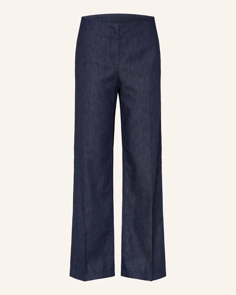 Jil Sander Hose In Jeansoptik blau Dunkelblau