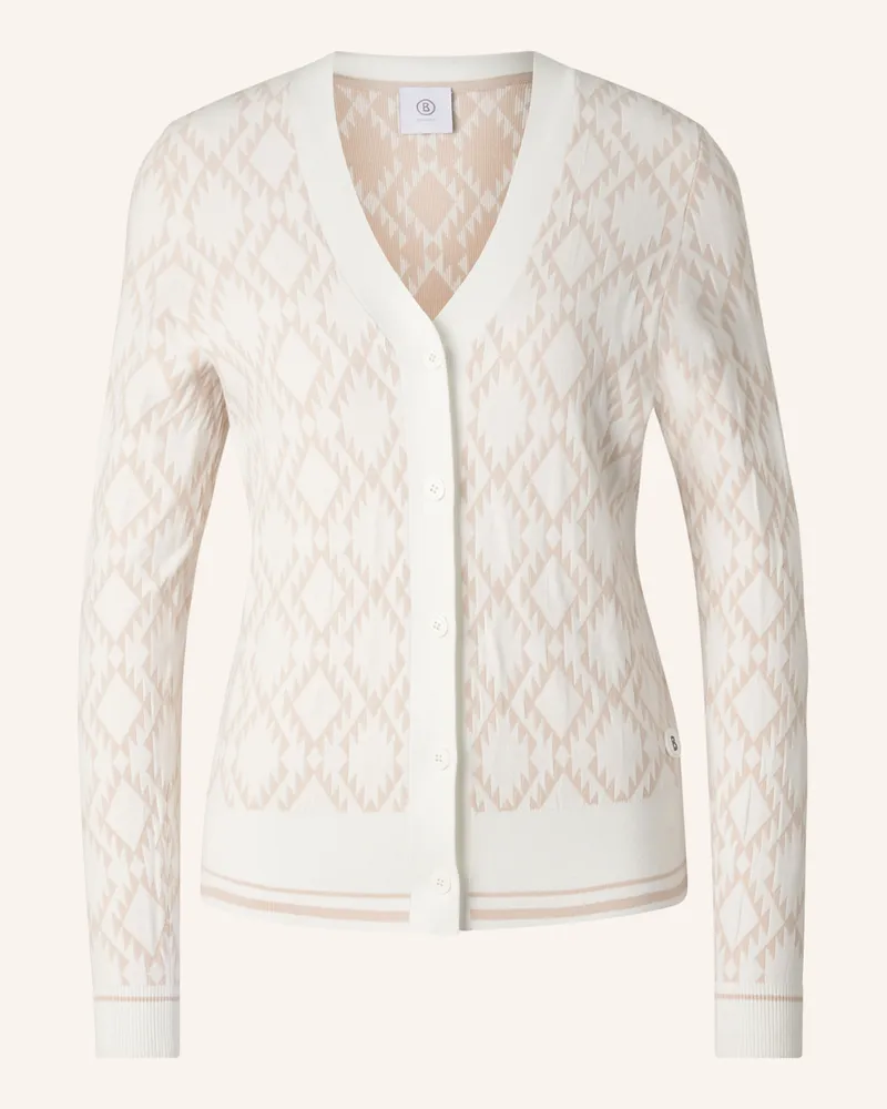 Bogner Strickjacke Amber weiss Creme