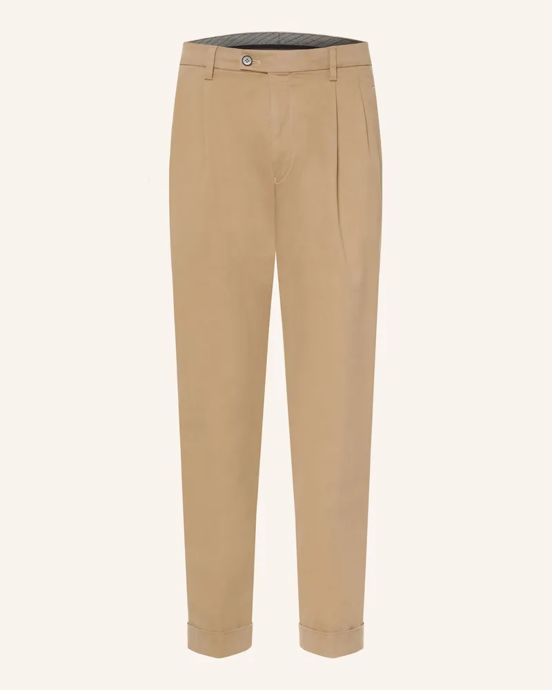 Hiltl Chino Extra Slim Fit braun Camel
