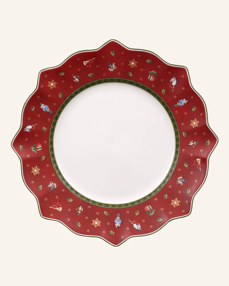 Villeroy & Boch Speiseteller Rot Toy's Delight rot Rot