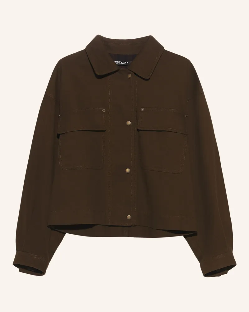 BIMBA Y LOLA Baumwolljacke braun Braun