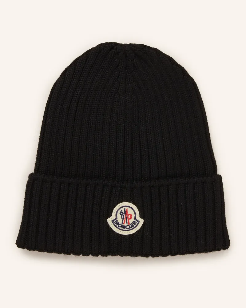 Moncler Mütze schwarz 999