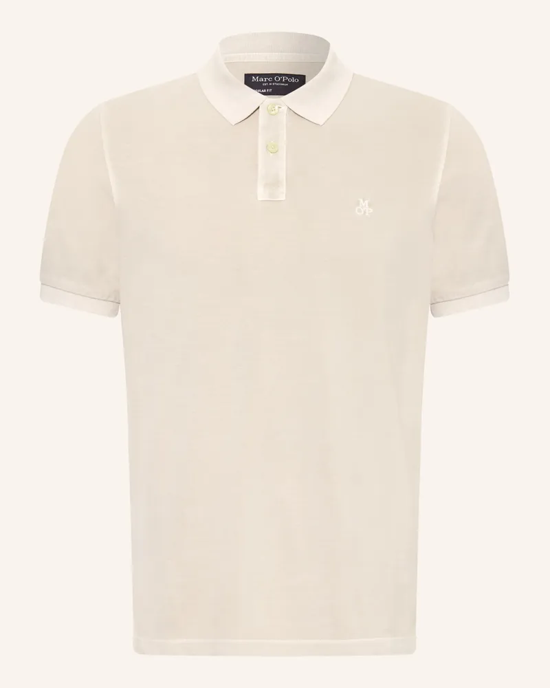 Marc O'Polo Piqué-Poloshirt Regular Fit grau Hellgrau