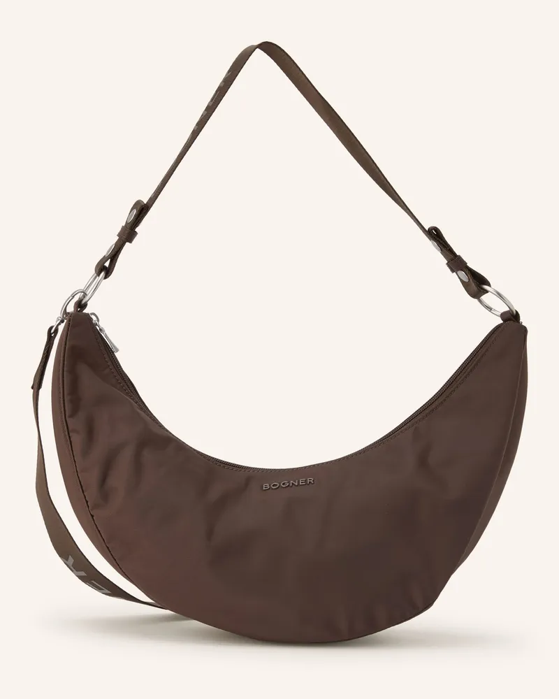 Bogner Schultertasche Wallis Kyla braun Dunkelbraun