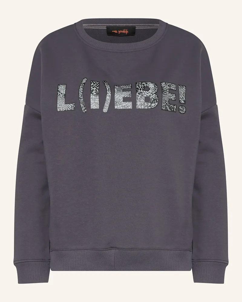 Miss Goodlife Sweatshirt Dunkelgrau