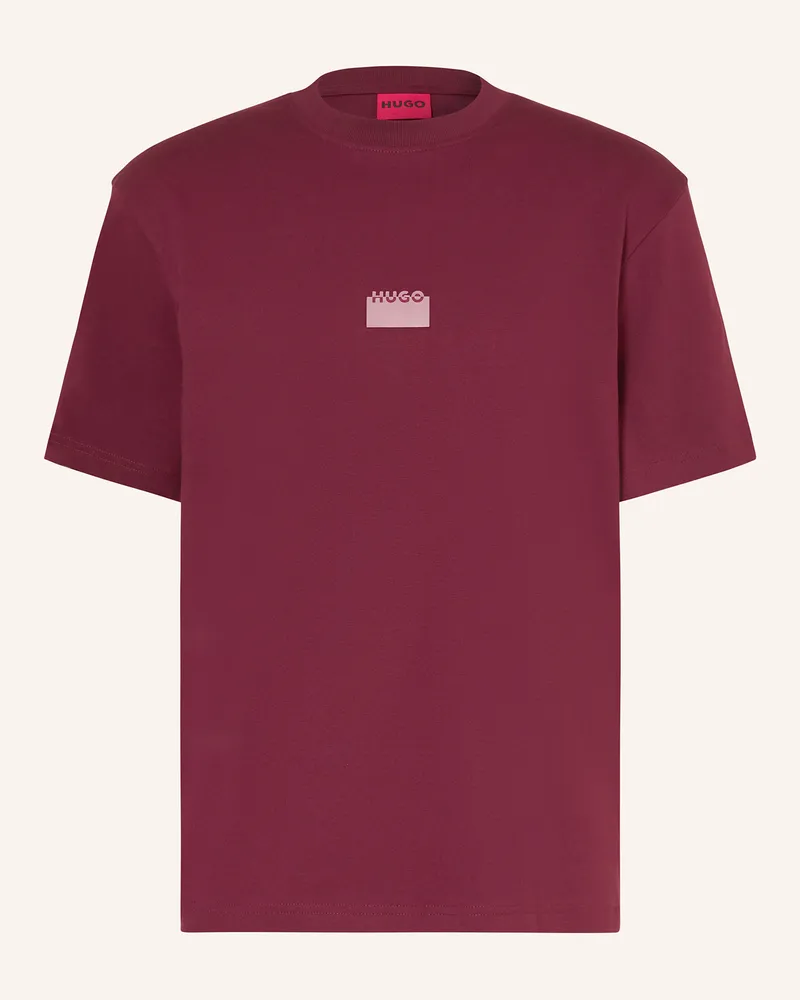 HUGO BOSS T-Shirt DELASTEE Dunkelrot