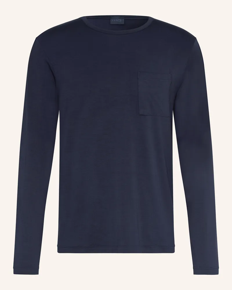 Mey Lounge-Shirt JEFFERSON Dunkelblau