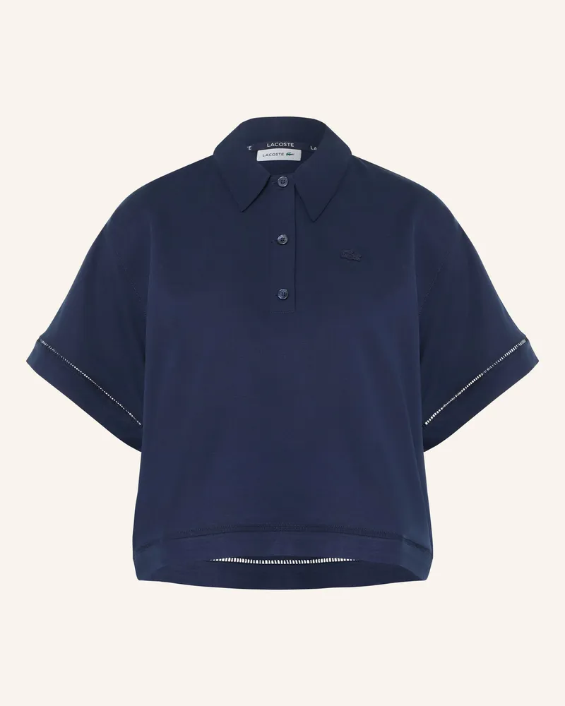 Lacoste Blusenshirt blau Dunkelblau