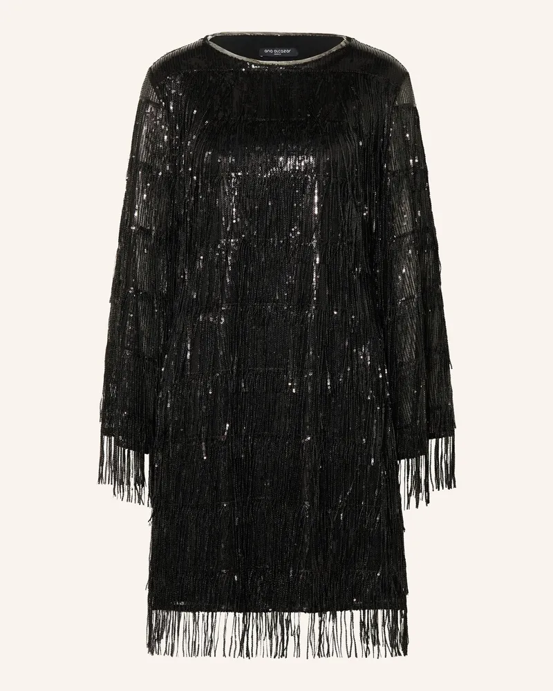 ana alcazar Cocktailkleid schwarz Schwarz