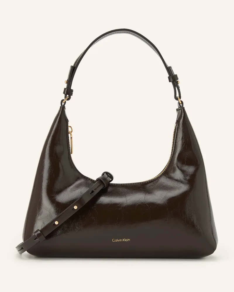 Calvin Klein Schultertasche braun Dunkelbraun