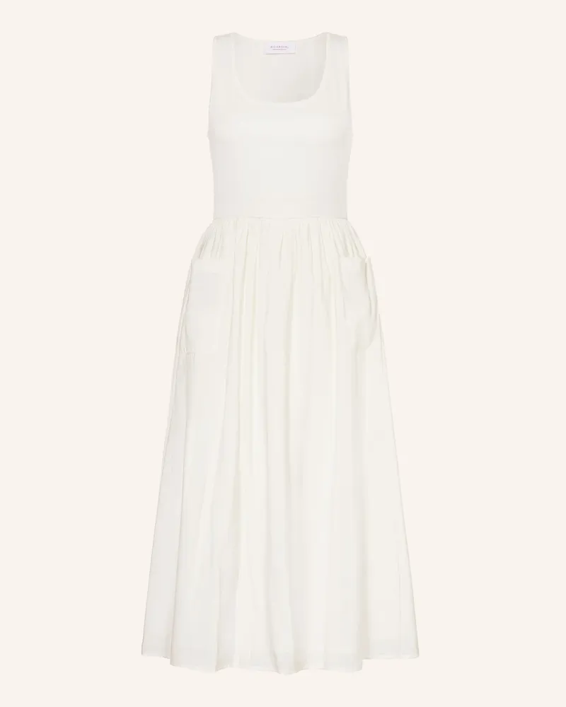 Rich&Royal Kleid Im Materialmix weiss Weiss