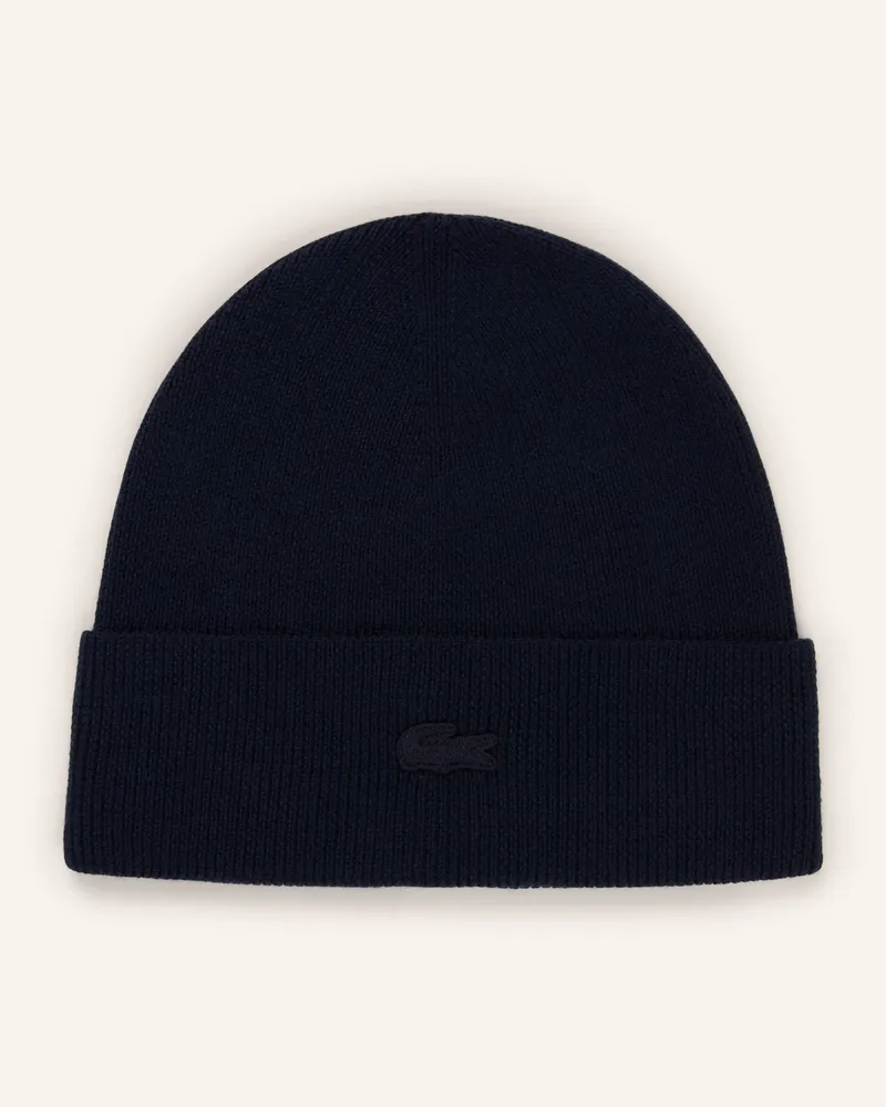 Lacoste Mütze blau Dunkelblau