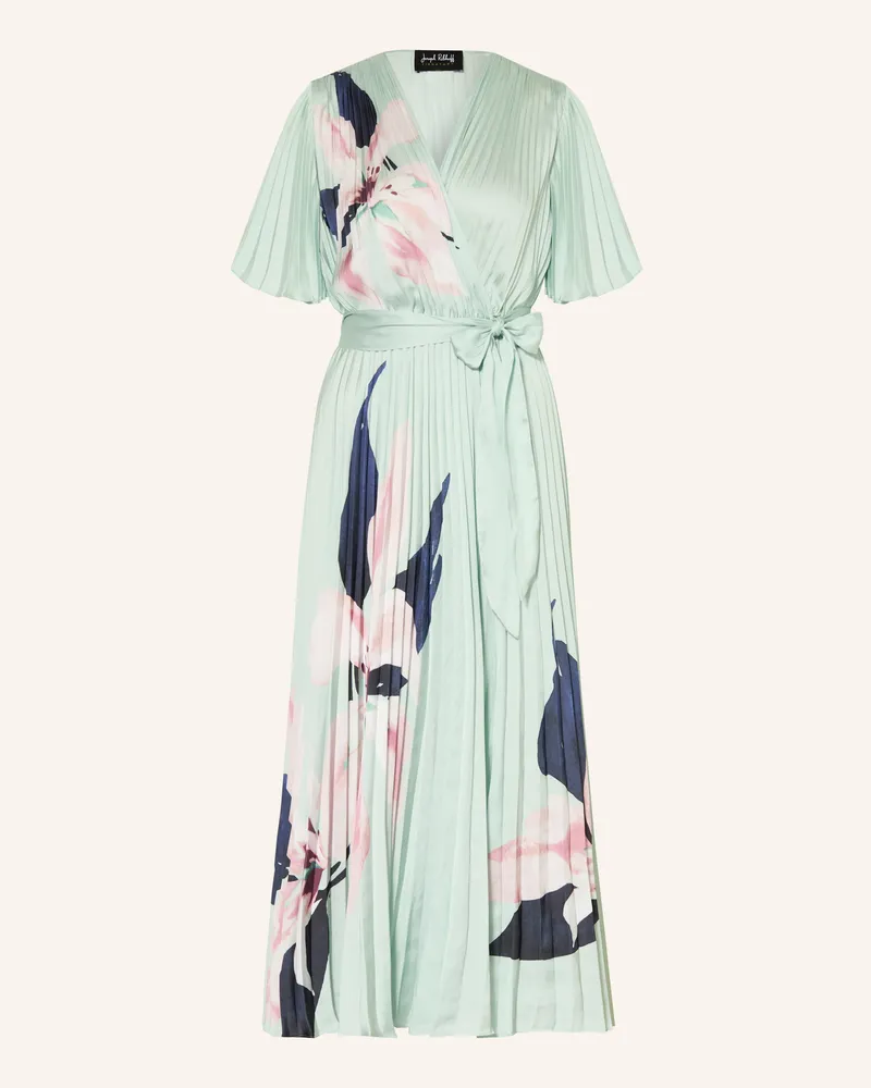 Joseph Ribkoff Plisseekleid In Wickeloptik gruen Mint
