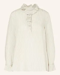 Claudie Pierlot Blusenshirt mit Volants Beige