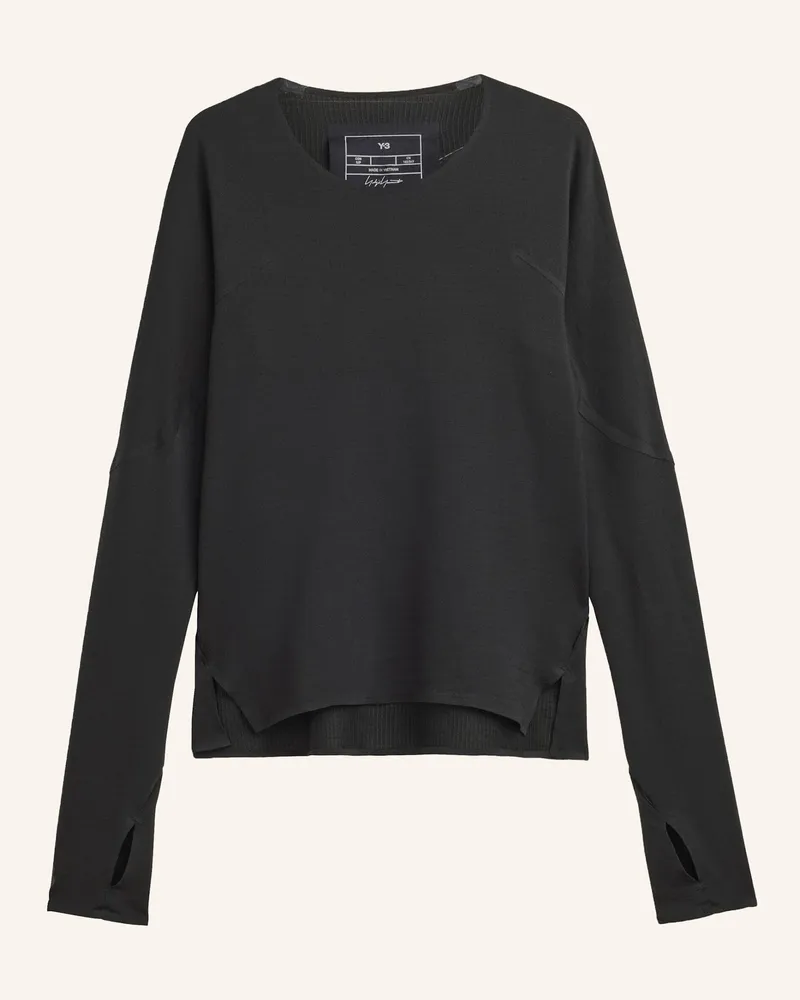 Y-3 Y-3 Running Long Sleeve Tee schwarz Schwarz