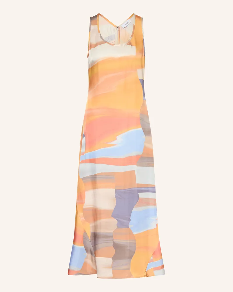 Reiss Satinkleid Orange