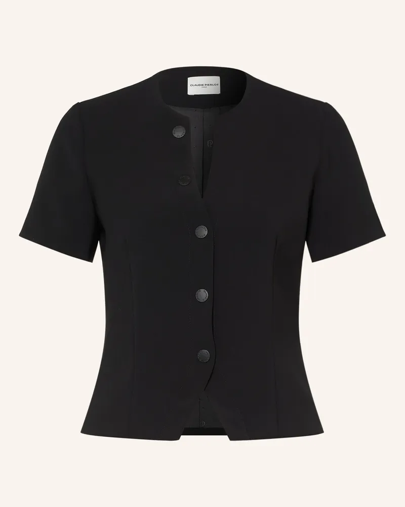Claudie Pierlot Bluse schwarz Schwarz