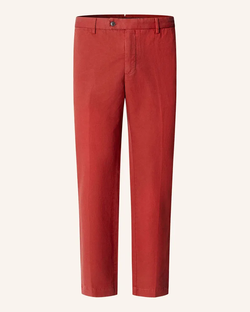 Hackett Chino Cotton Linen Chino rot Rot