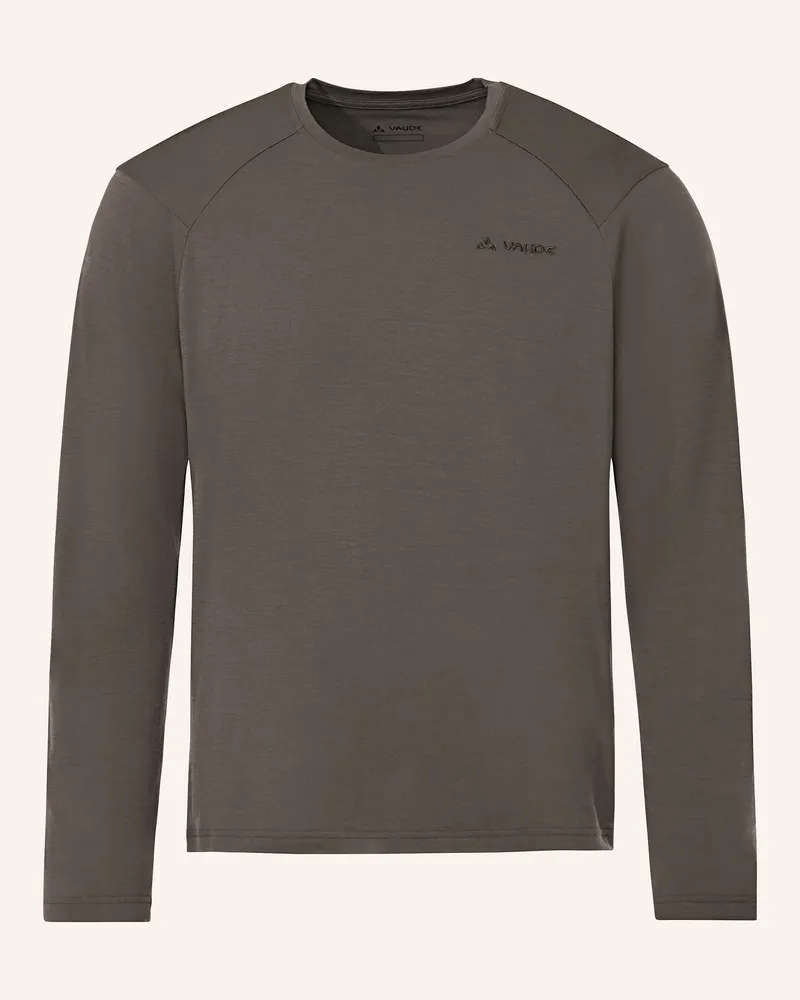 Vaude Funktionsshirt M Essential Wool Shirt braun Braun