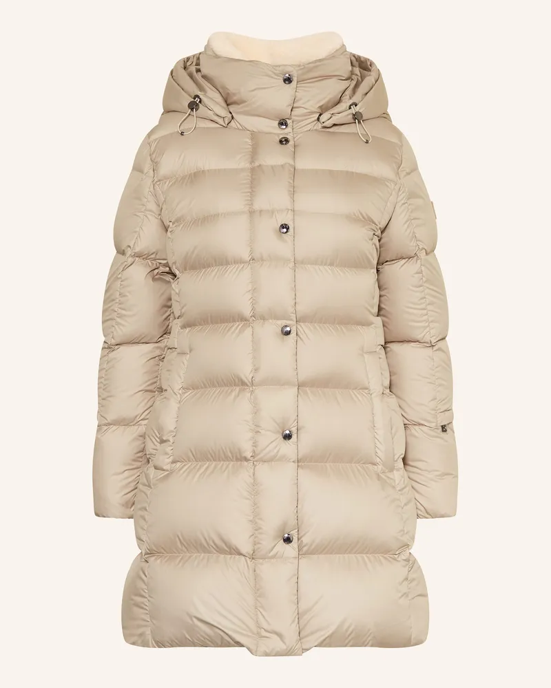 Bogner Daunenmantel NICCI-DF1 mit abnehmbarer Kapuze Beige