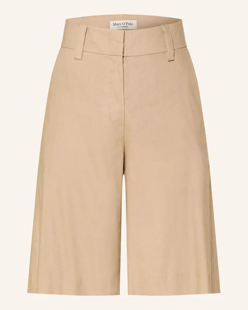 Marc O'Polo Bermudas Mit Leinen beige Beige