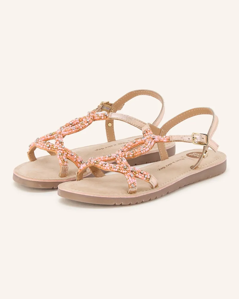 Gioseppo Sandalen BARAGOI mit Schmuckperlen Gold