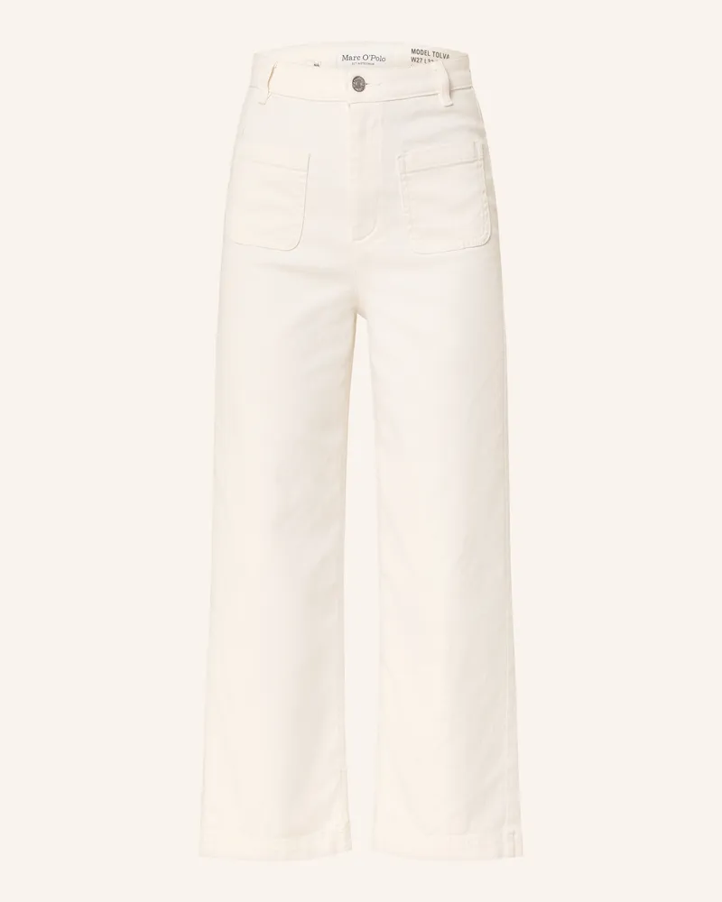 Marc O'Polo Hose weiss Ecru