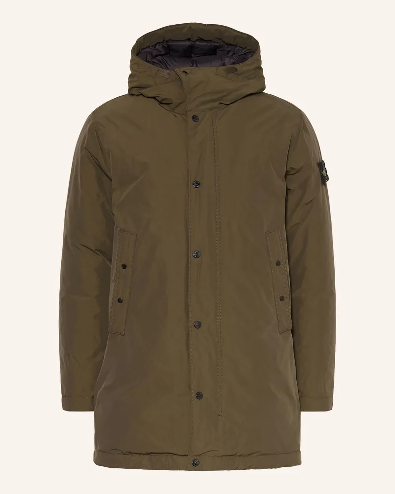 Stone Island Daunenparka braun Khaki
