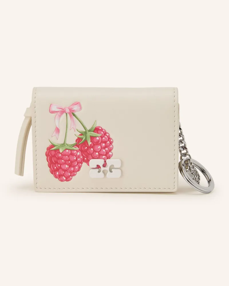Ganni Kartenetui beige Creme
