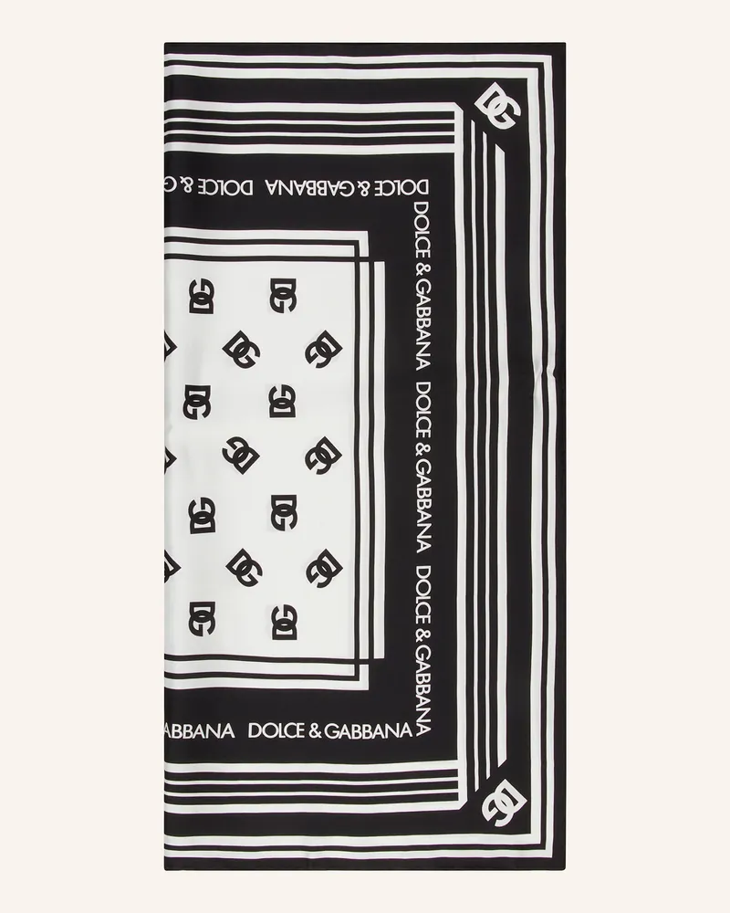 Dolce & Gabbana Seidentuch Schwarz