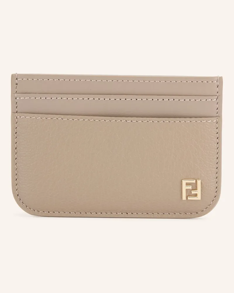 Fendi Kartenetui grau Taupe