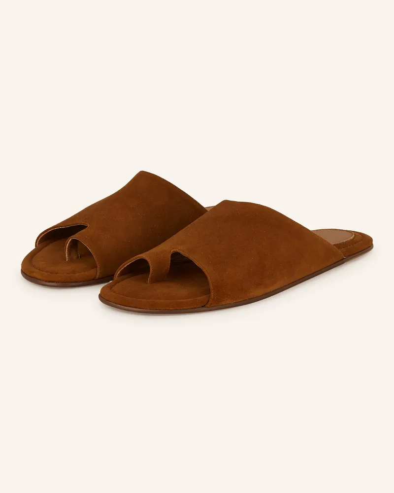 Gia Borghini Pantoletten JULIA Cognac