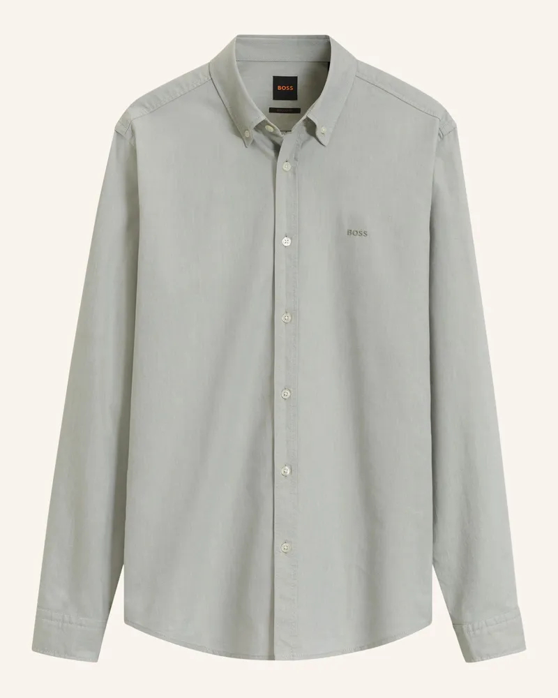 HUGO BOSS Hemd Rickert_M Regular Fit gruen Grün
