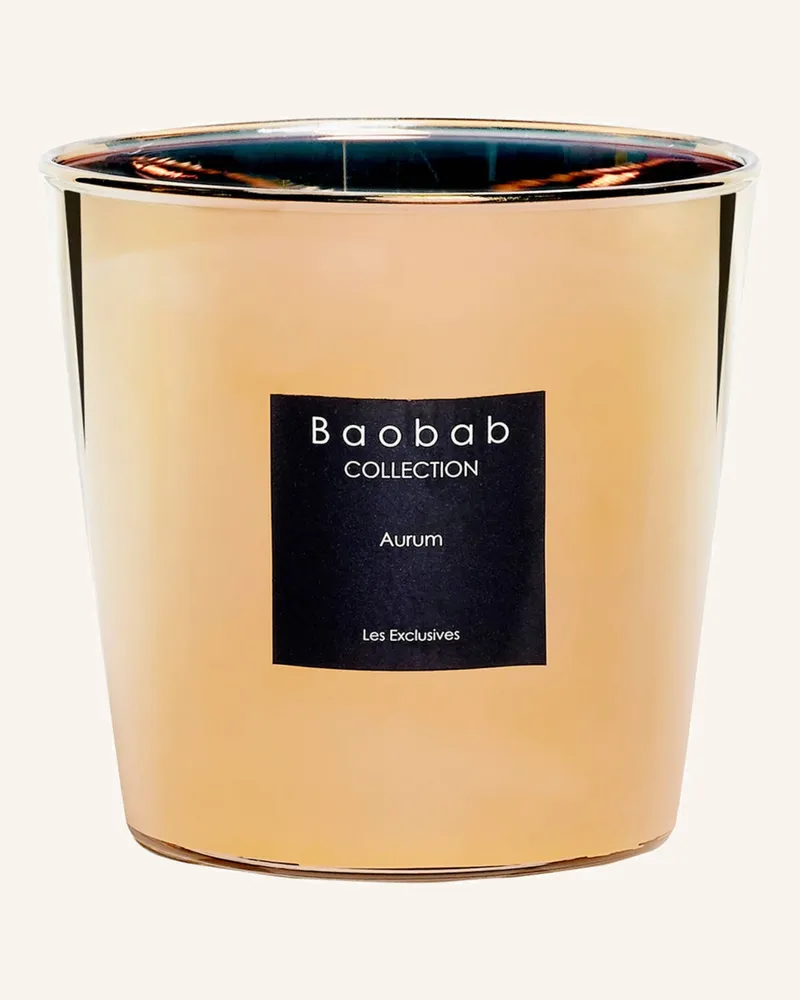 Baobab Collection Duftkerze Aurum gold Gold