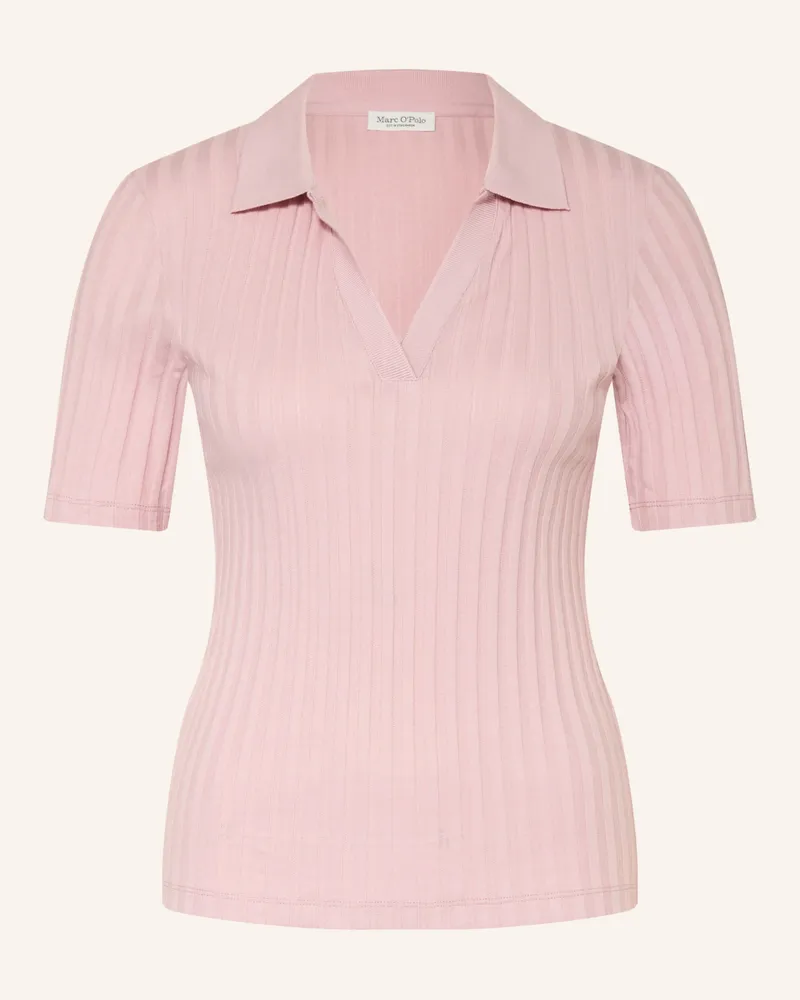 Marc O'Polo Jersey-Poloshirt rosa Rosé