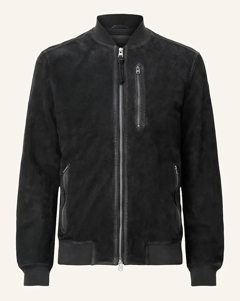AllSaints Lederjacke Kemble schwarz Schwarz