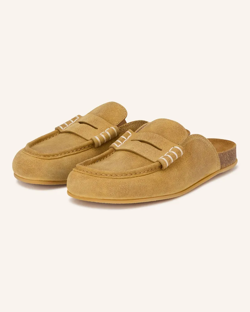 J.W.Anderson Pantoletten braun Camel