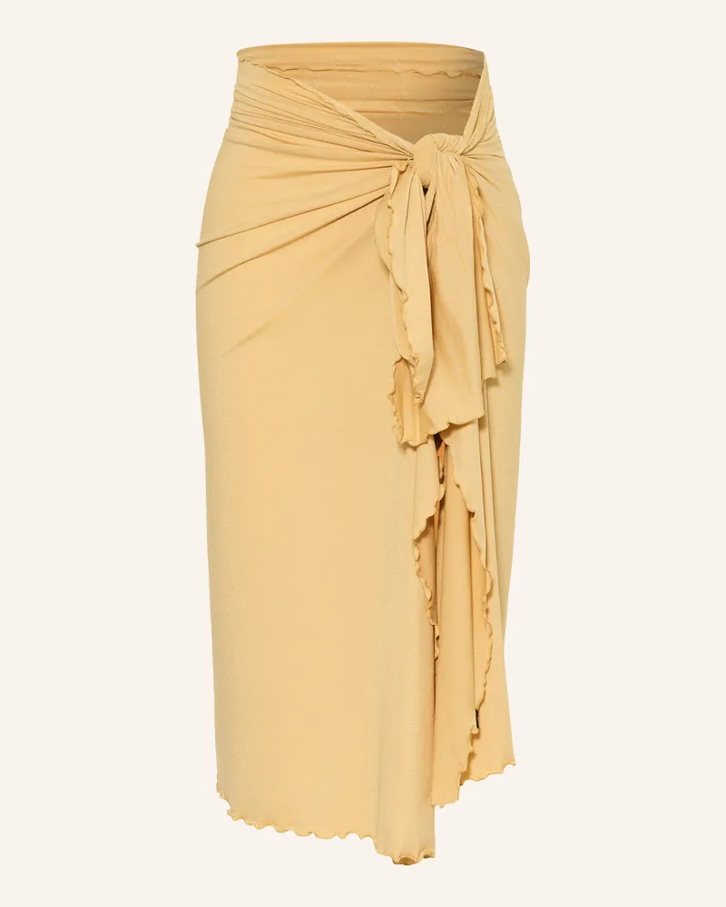GOLDBERGH Pareo Ivana Mit Glitzergarn gold Gold