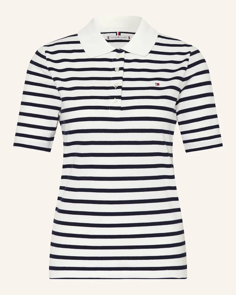 Tommy Hilfiger Piqué-Poloshirt Weiss